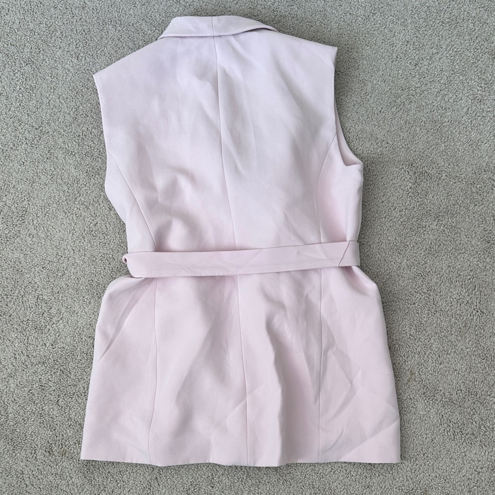 Zara Blush Pink Sleeveless Vest Dress- Size Large - Picture 7 of 7